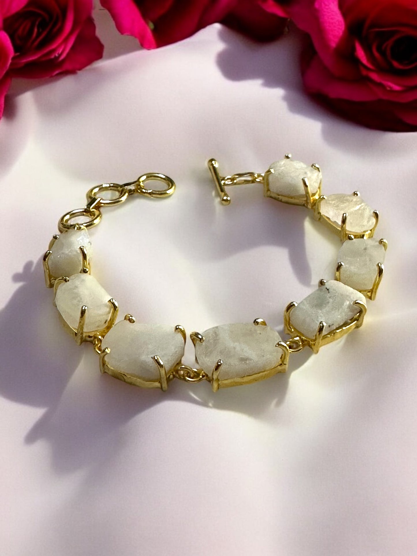 White Moonstone Saisha Bracelet