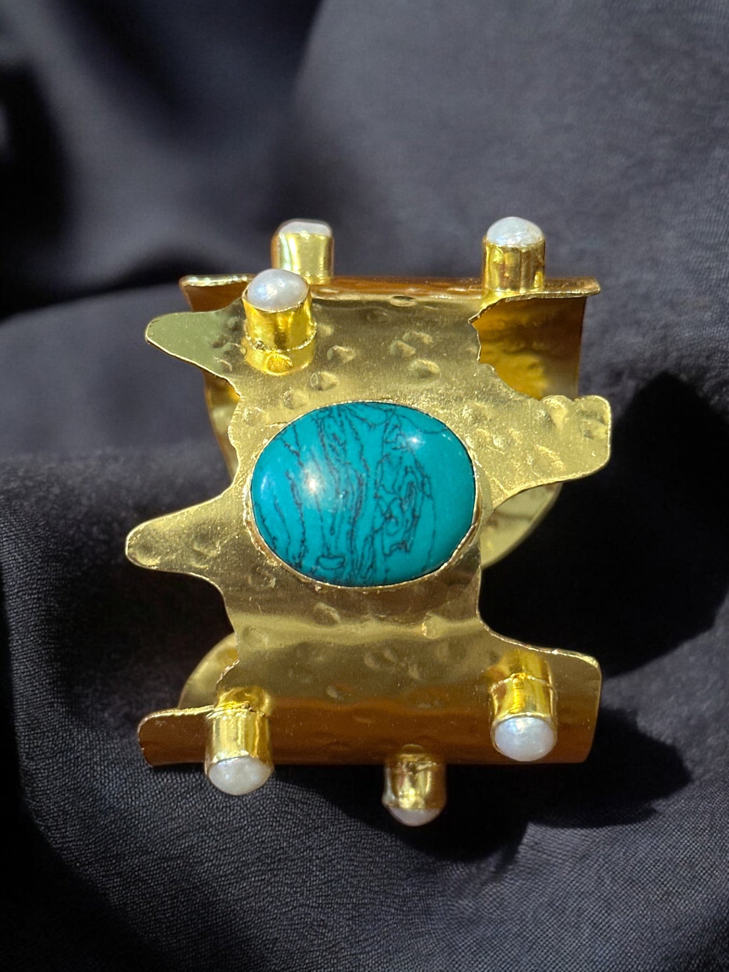 Ocean Raga Brass Cuff