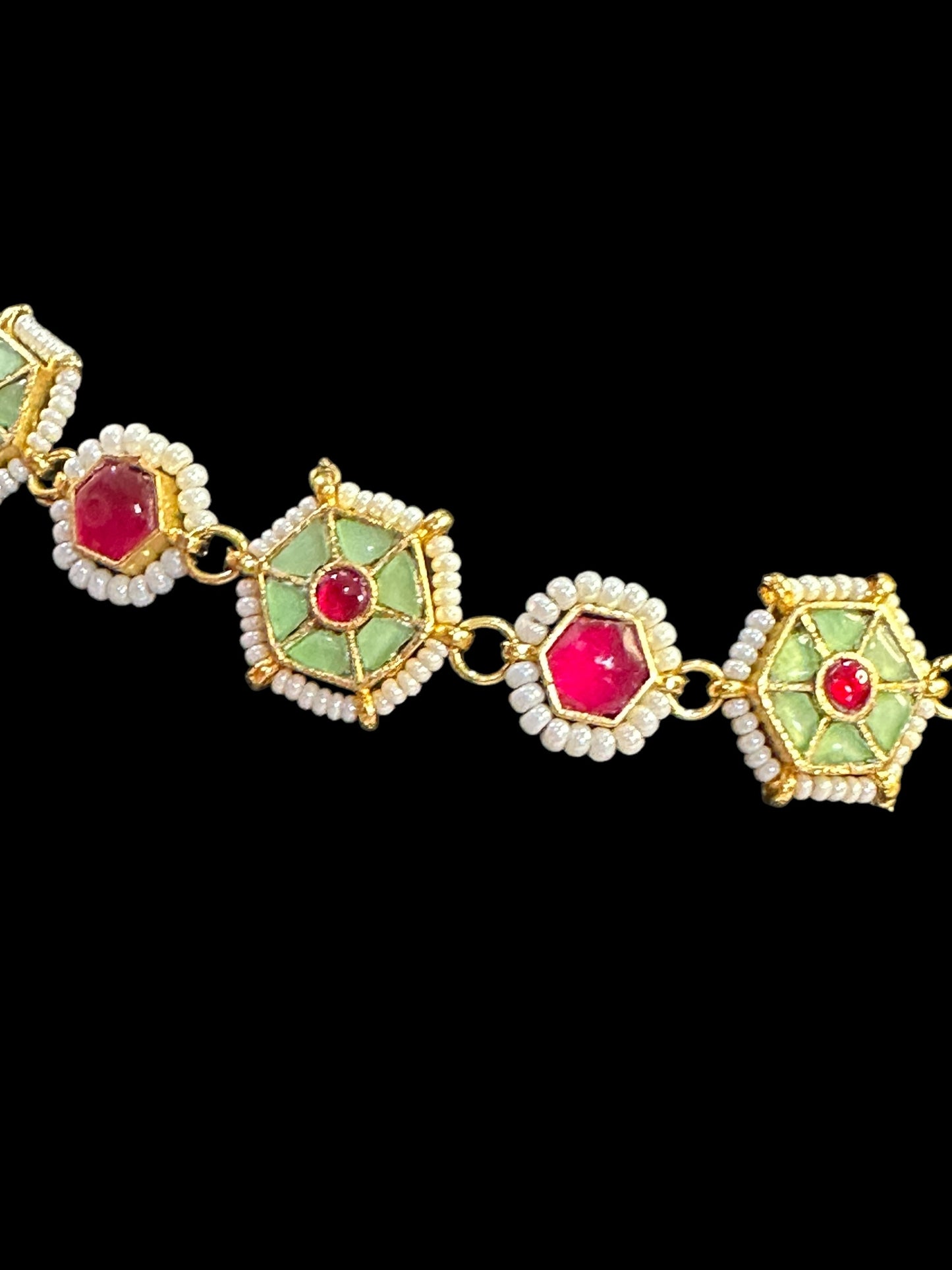 Mint Minimal Pachi Kundan Choker Set