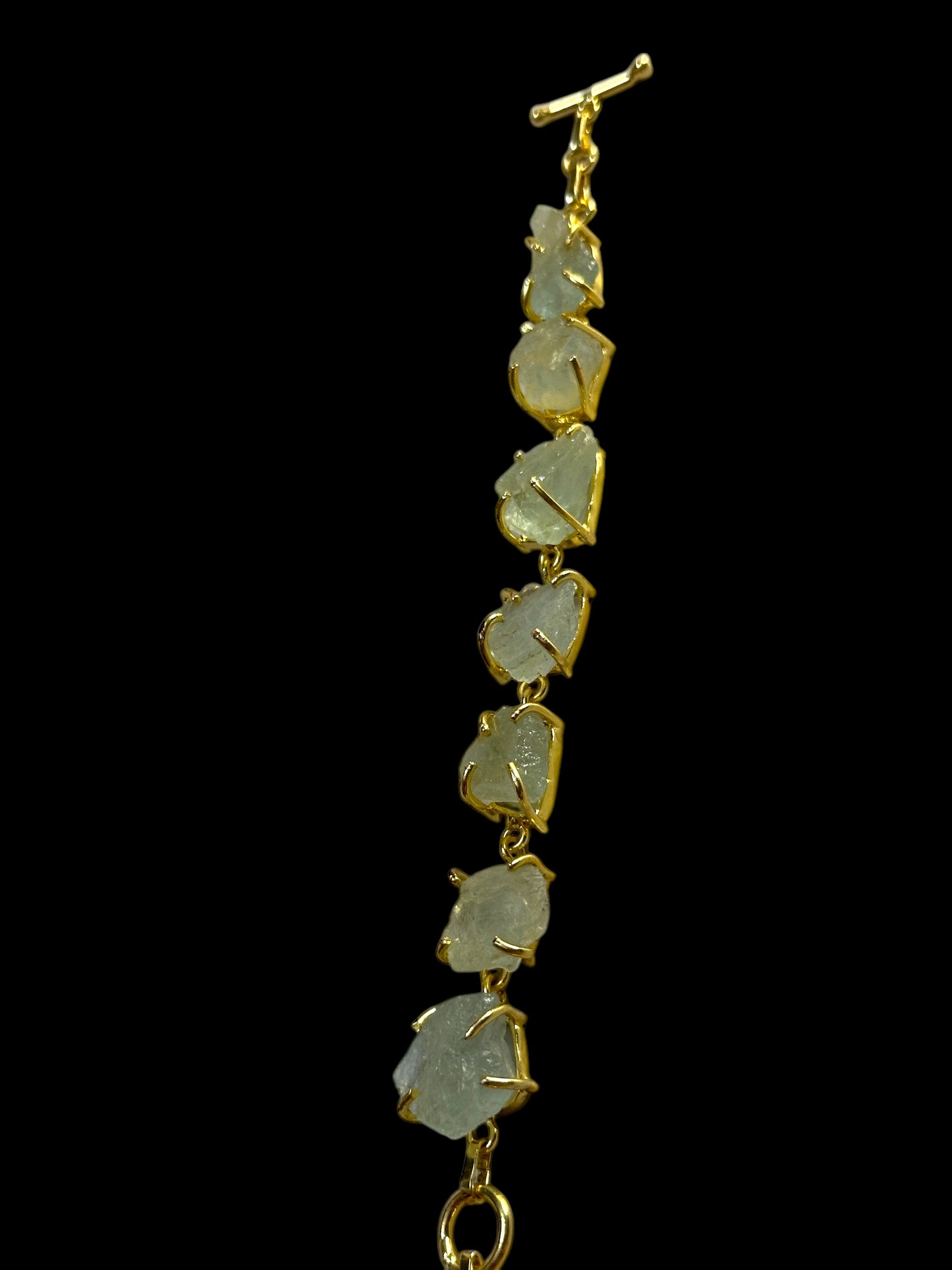 Green Aquamarine Stone Saisha Bracelet