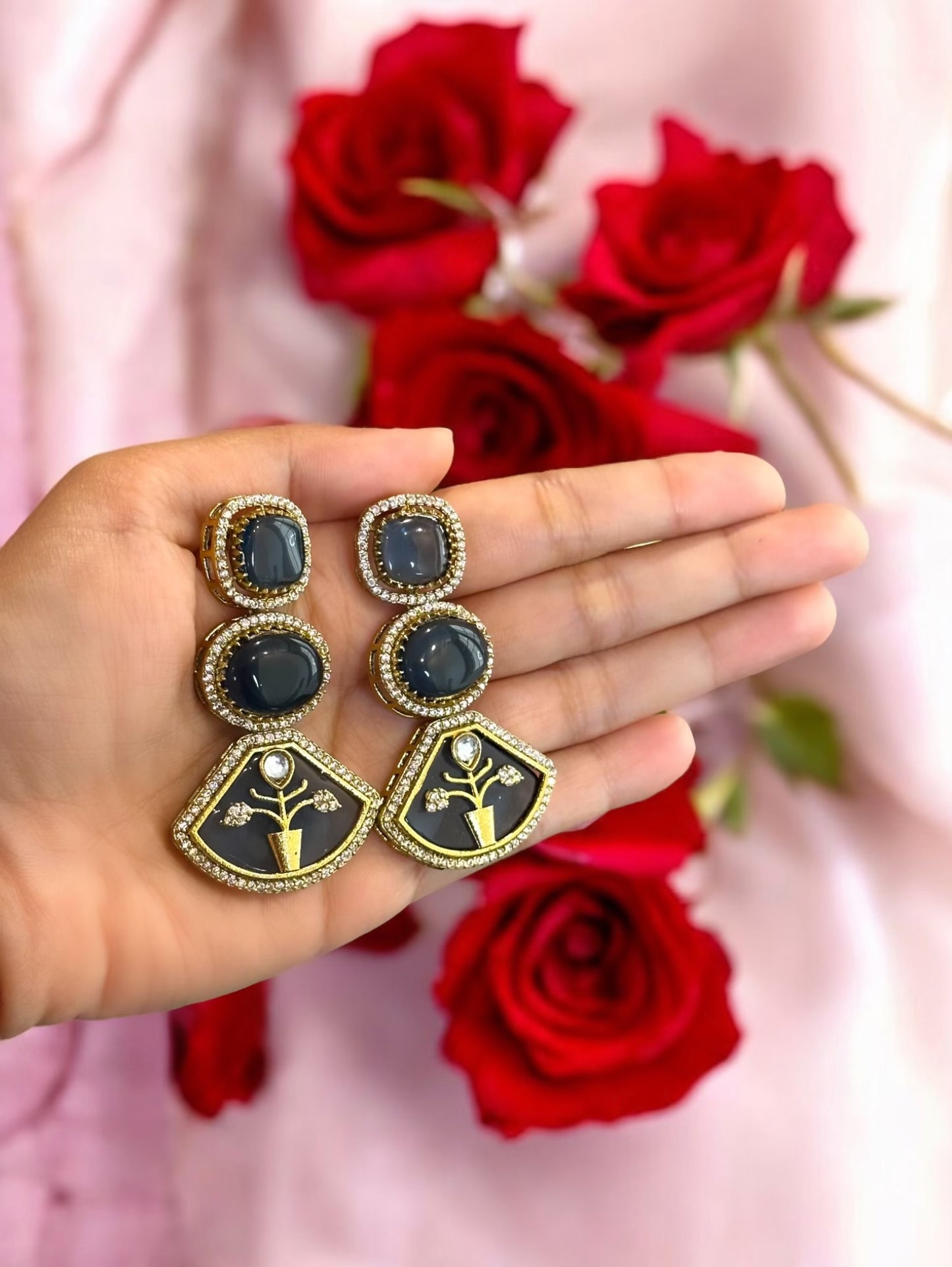 Contemporary Holdali Dangler Earrings