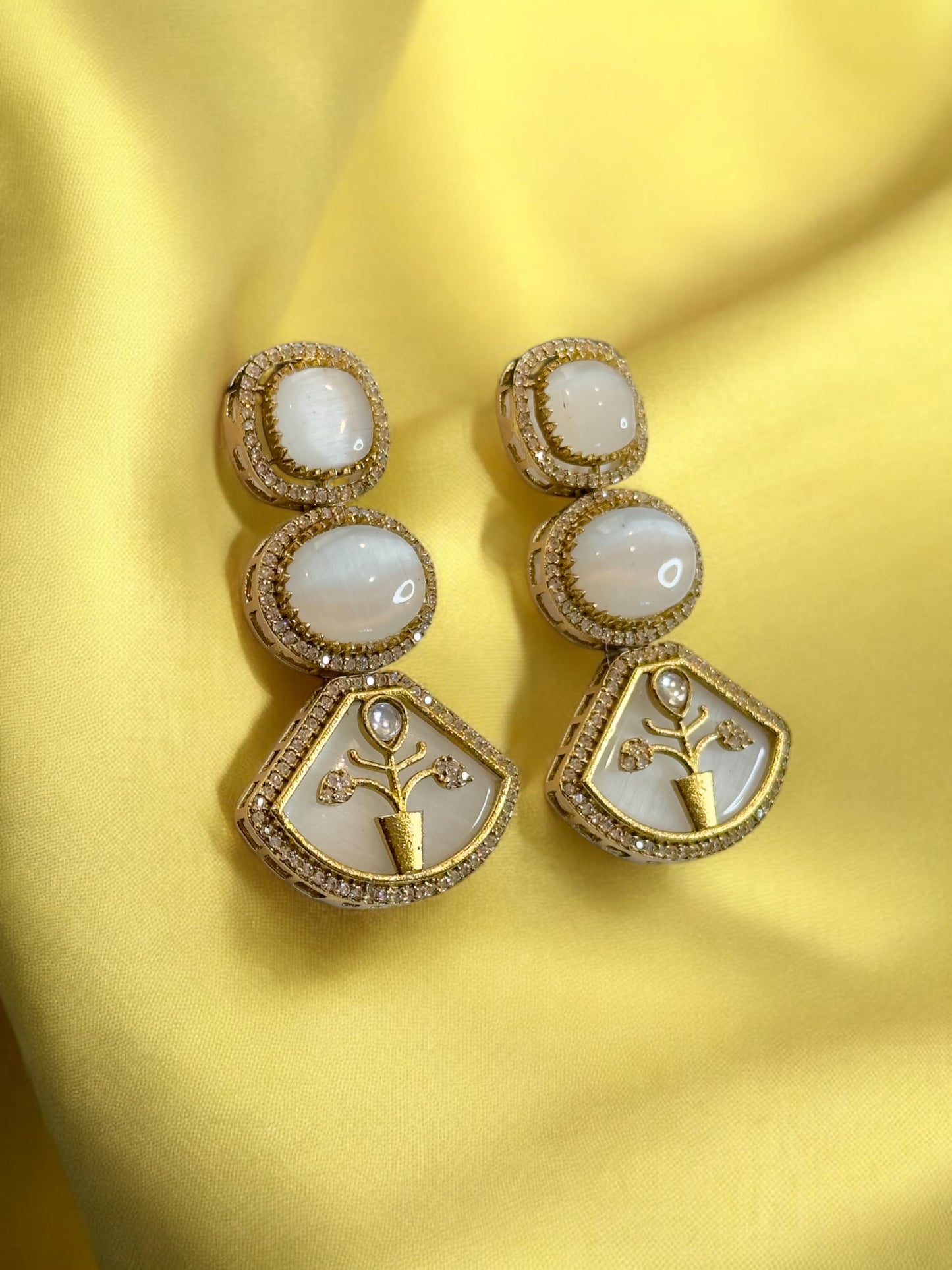 Contemporary Holdali Dangler Earrings