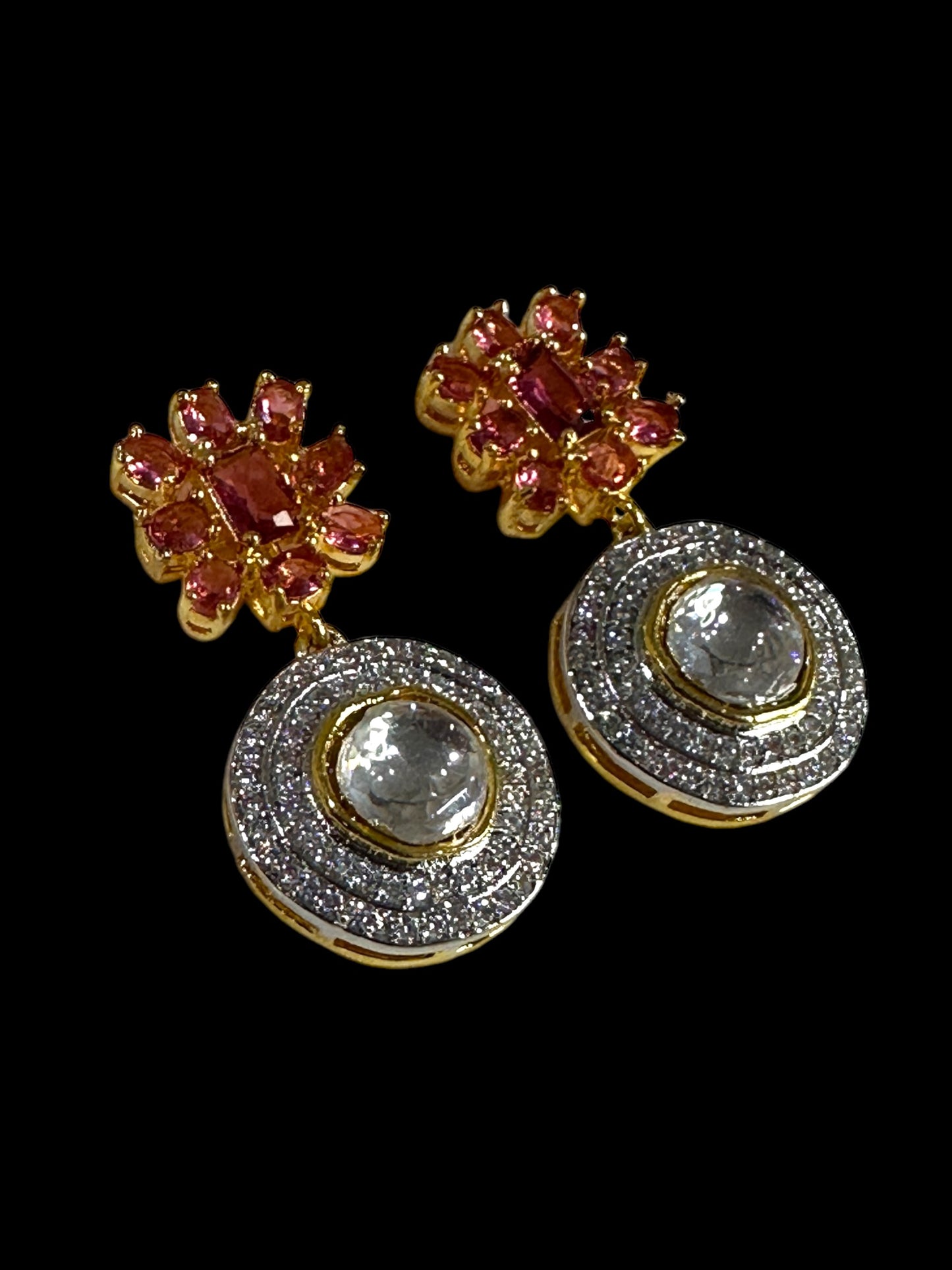 Rani Chaand Polki Pendant Set