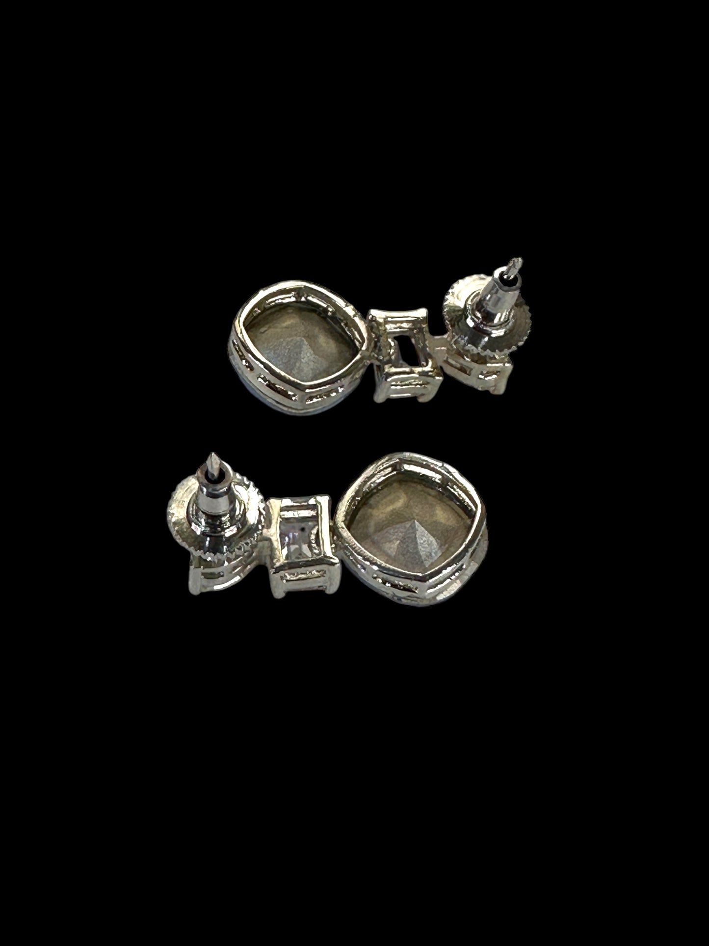 Blue Swarovski Drop Earrings