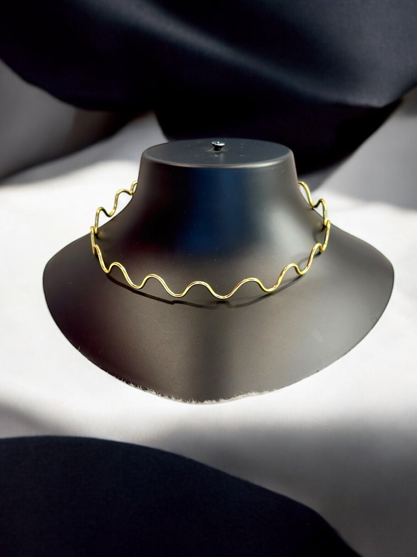 Sea Waves European Hasli Torque Necklace