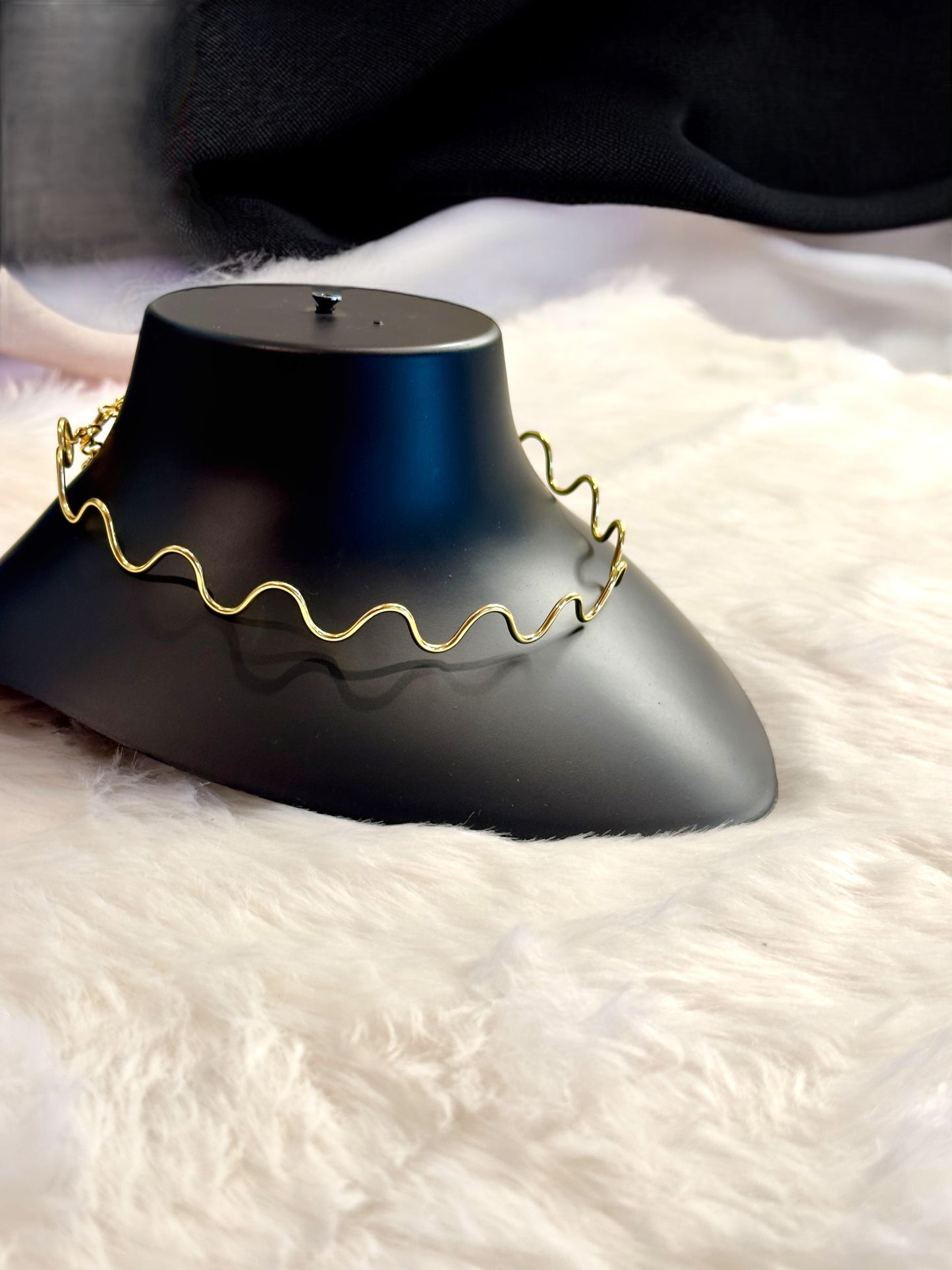 Sea Waves European Hasli Torque Necklace