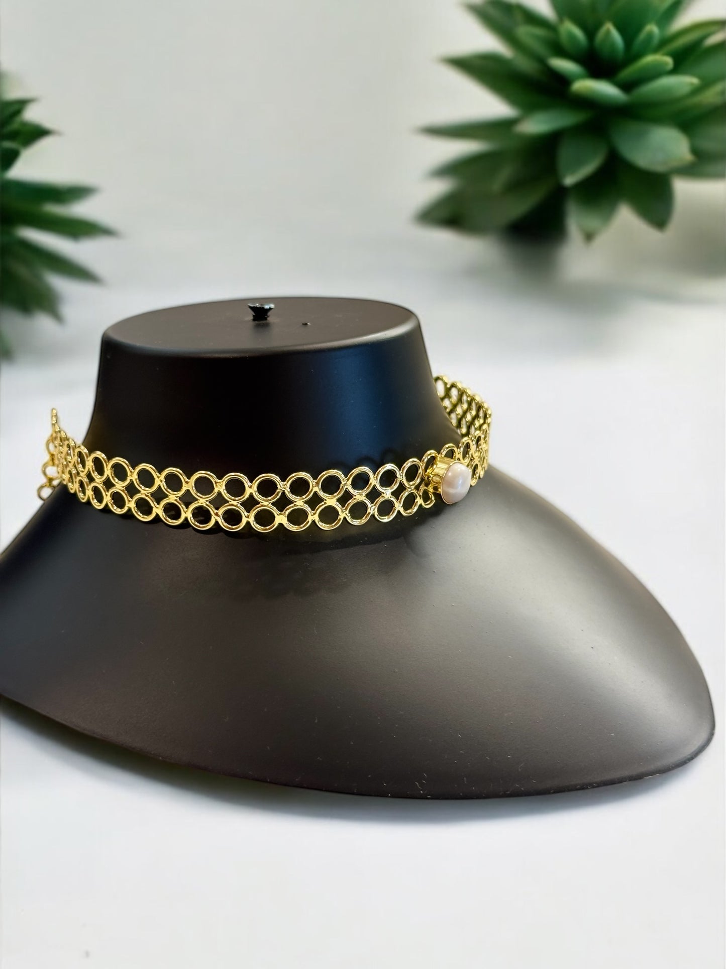 Real Pearl European Torque Necklace Kadi Hasli