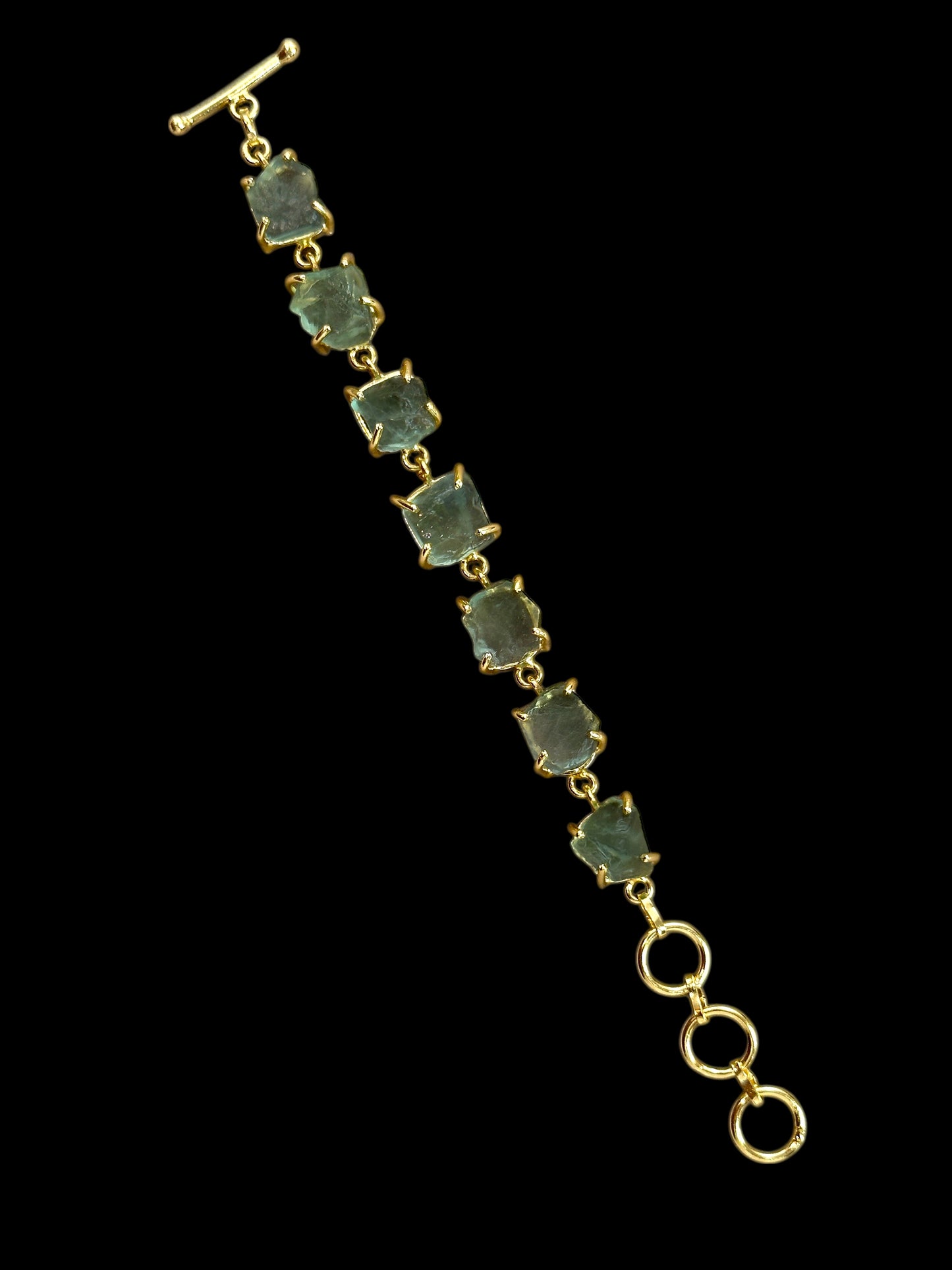 Green Fluorite Stone Saisha Bracelet