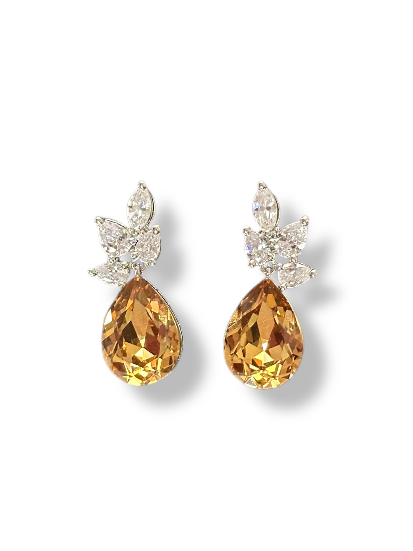 Swarovski Kiara Teardrop Crystal Studs