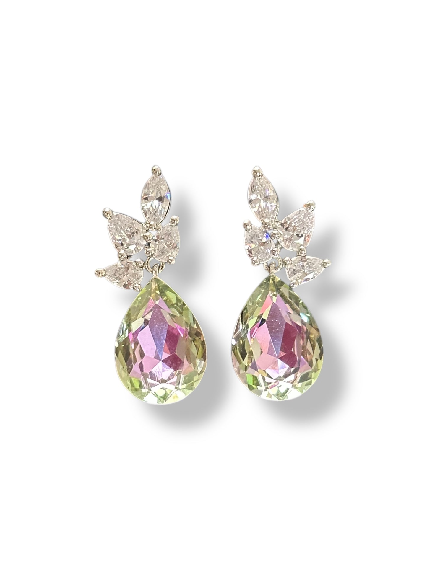 Swarovski Kiara Teardrop Crystal Studs