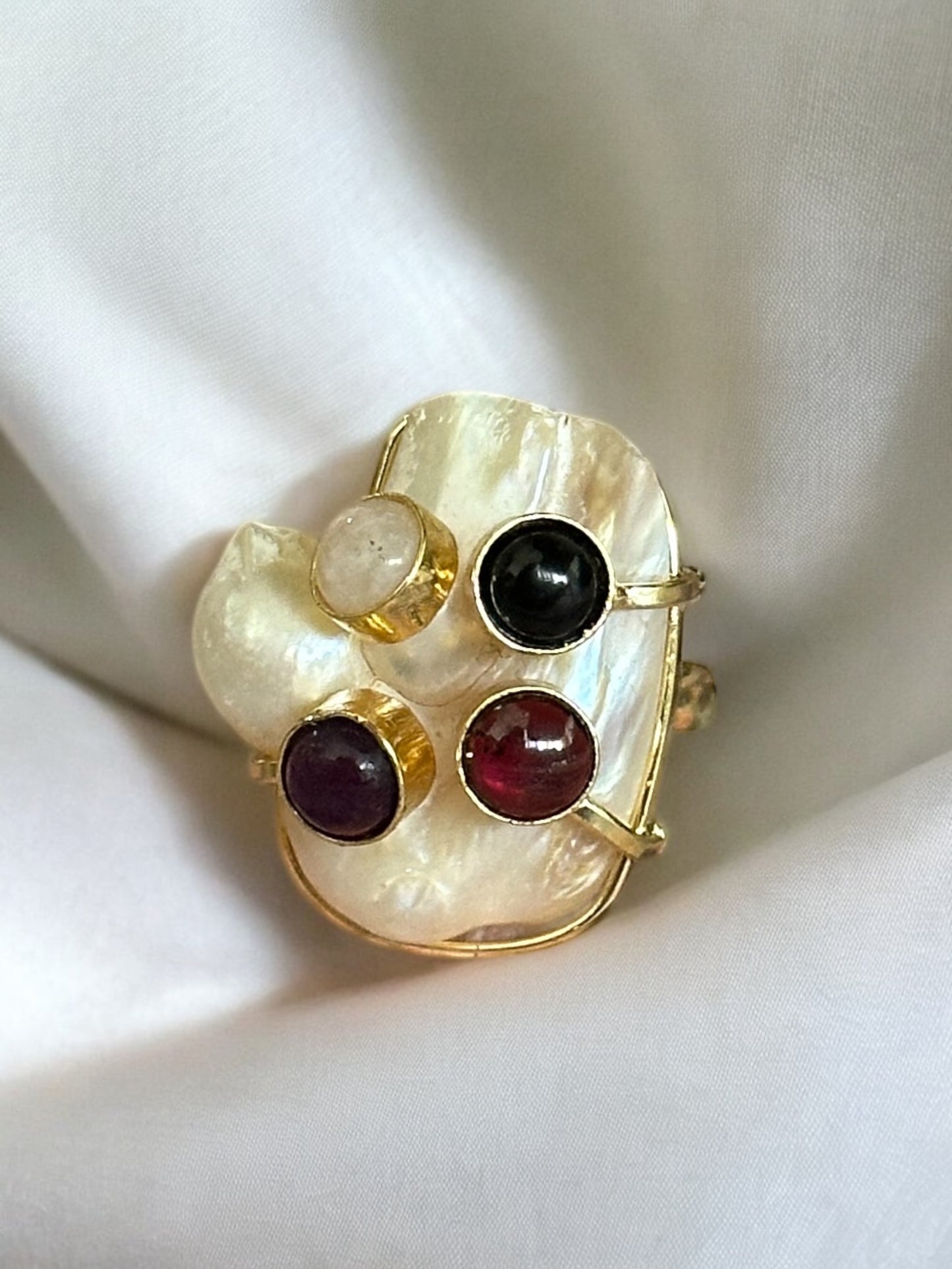 Regal Baroque Pearl Ring