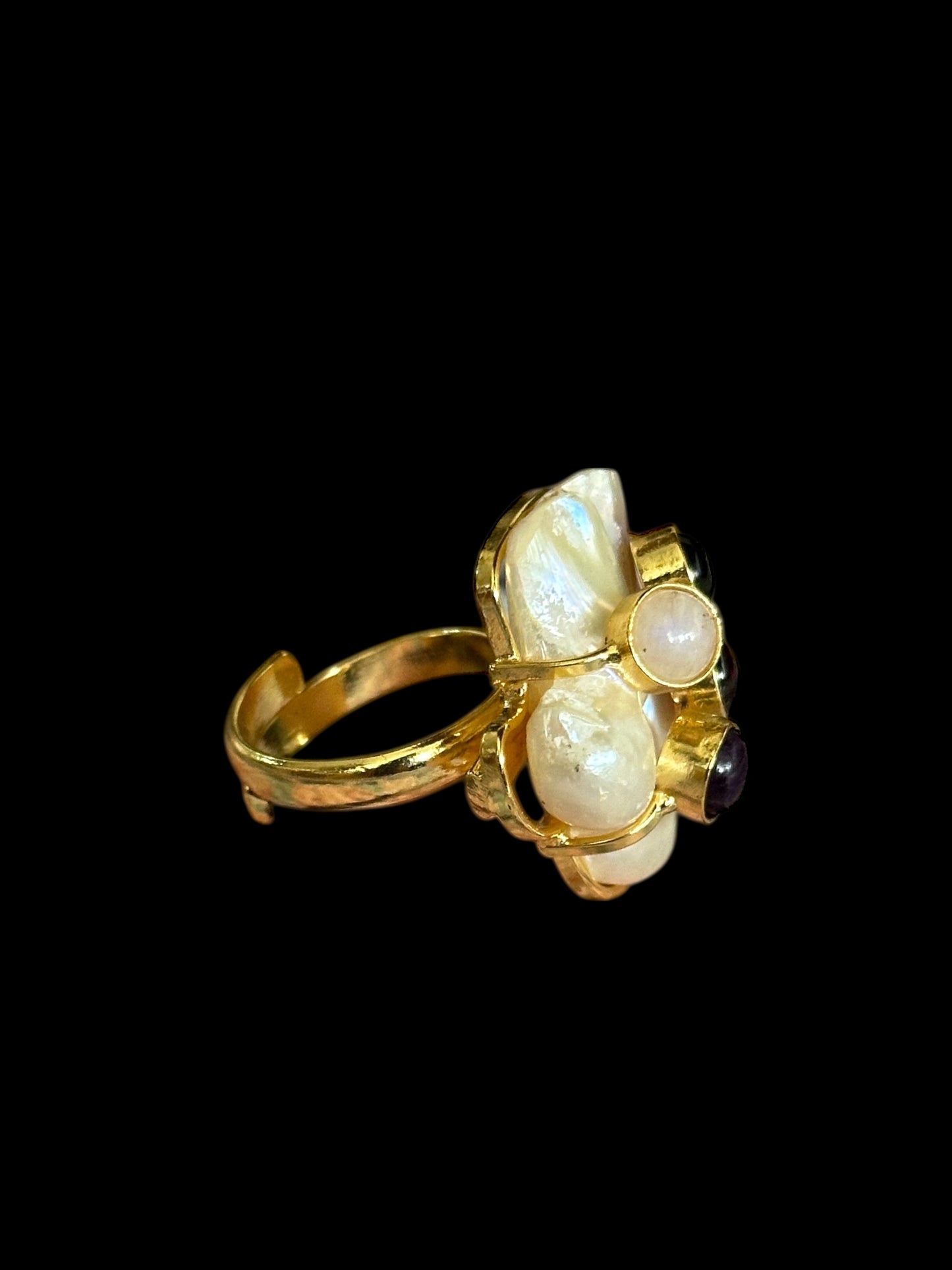 Regal Baroque Pearl Ring