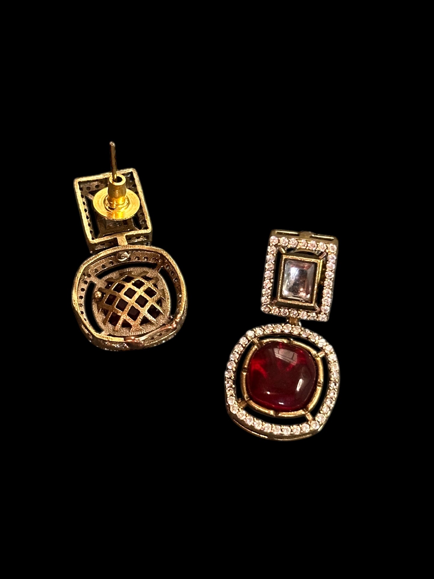 Multicoloured Doublet Necklace Set