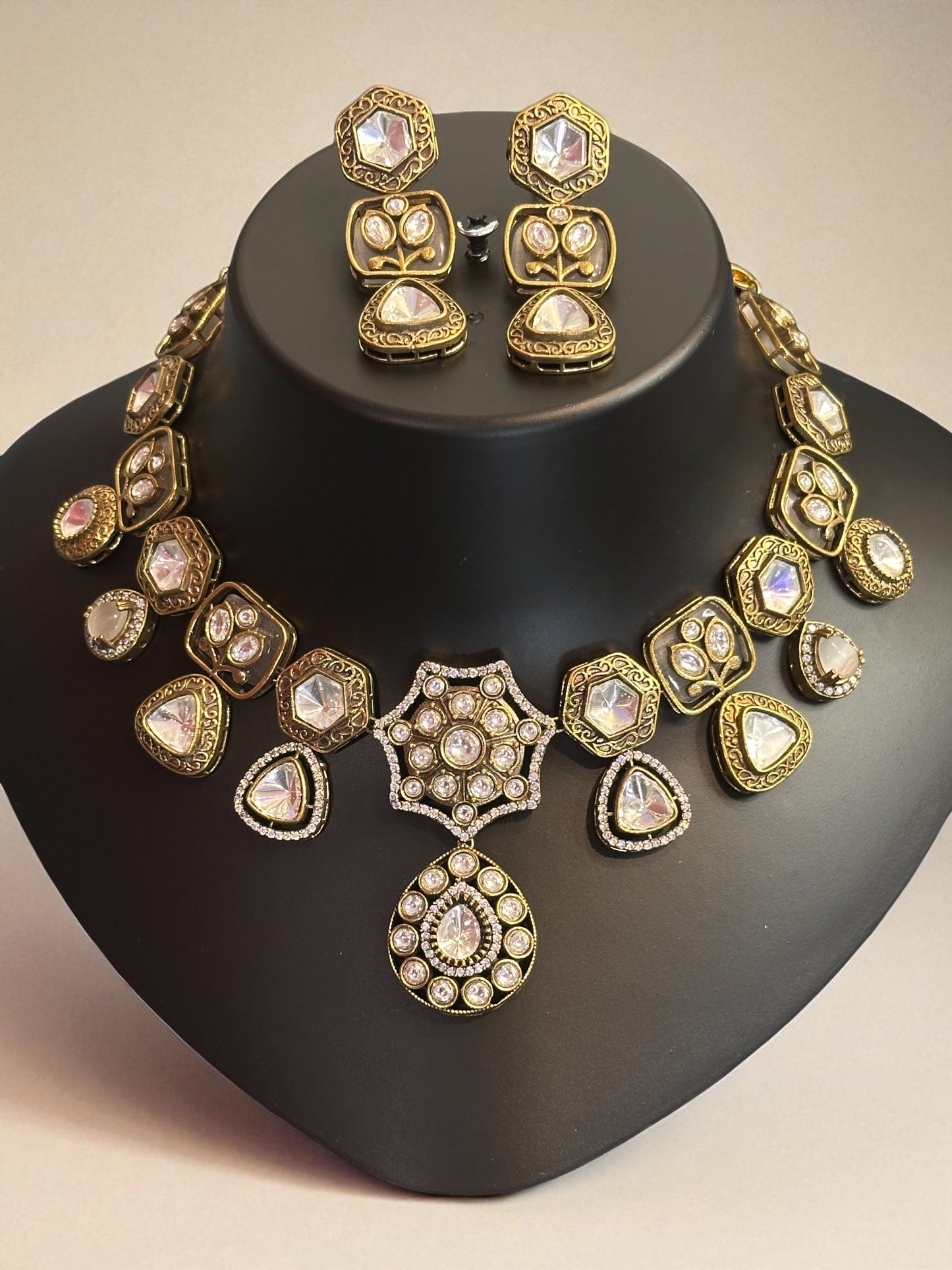 Heritage Polki Necklace Set