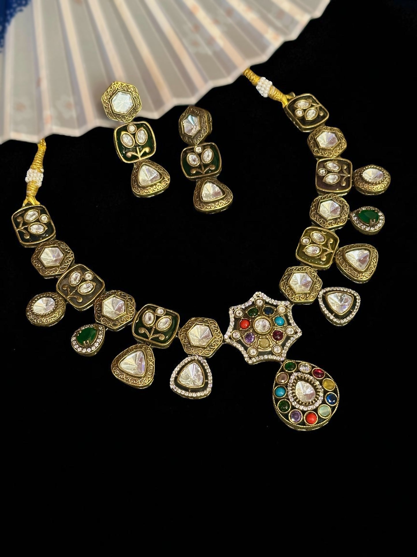 Heritage Polki Necklace Set