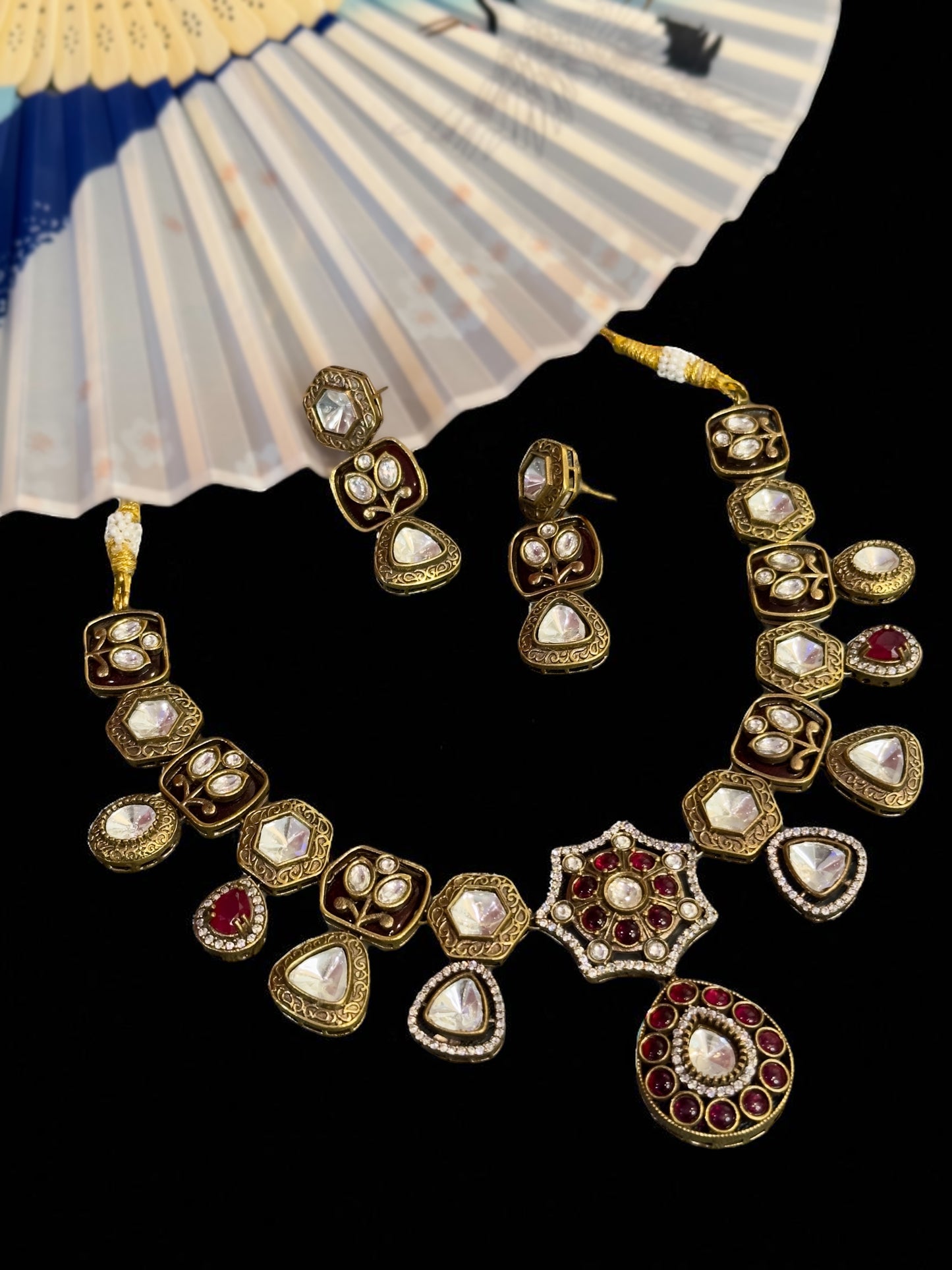 Heritage Polki Necklace Set