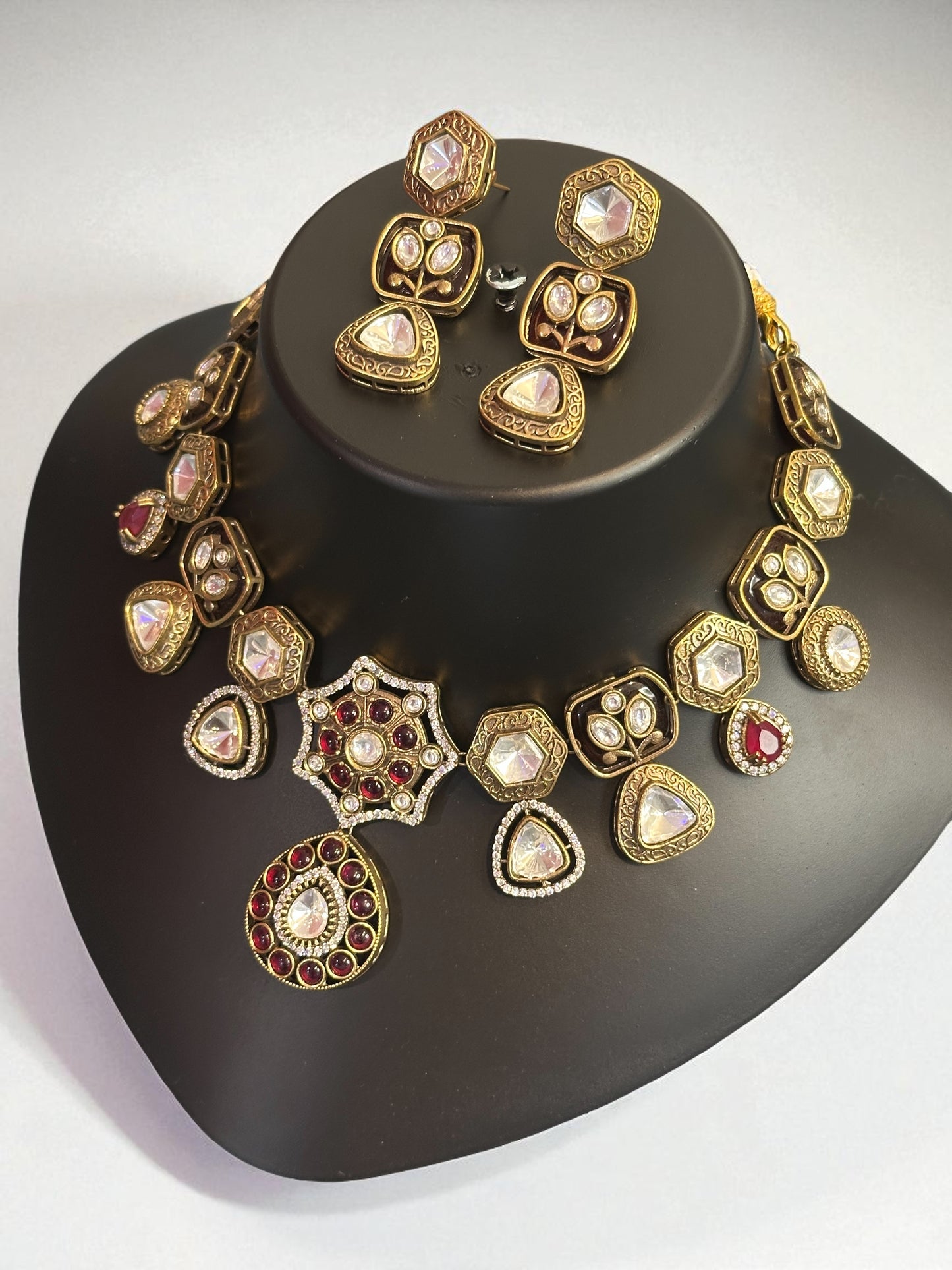 Heritage Polki Necklace Set