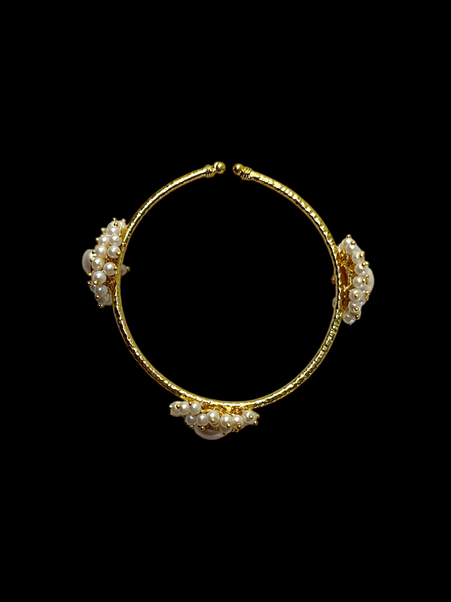 Freshwater Pearl Tri Flower Bloom Bracelet