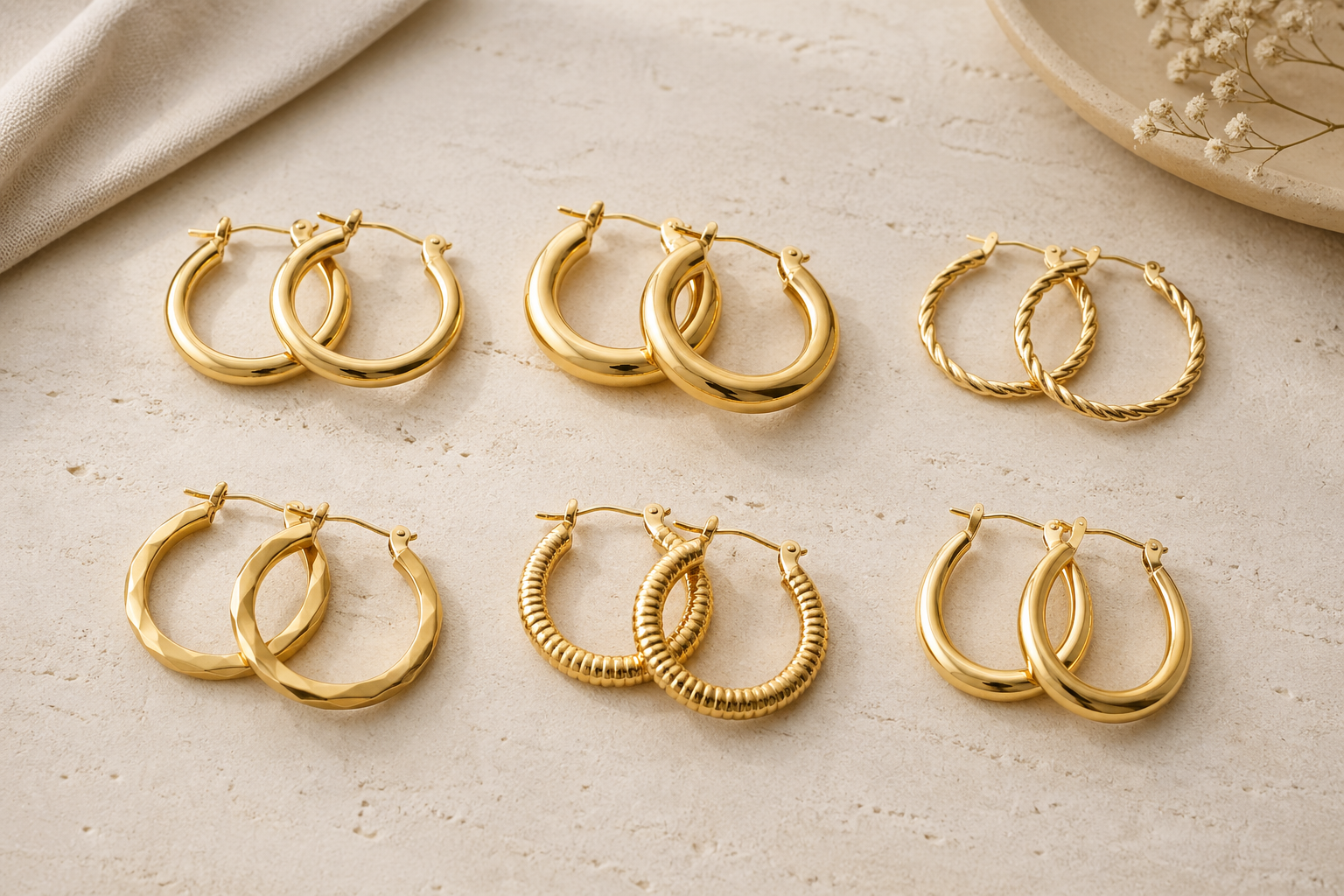 Types of Hoop Earrings: Complete Style Guide – Druzy Dust