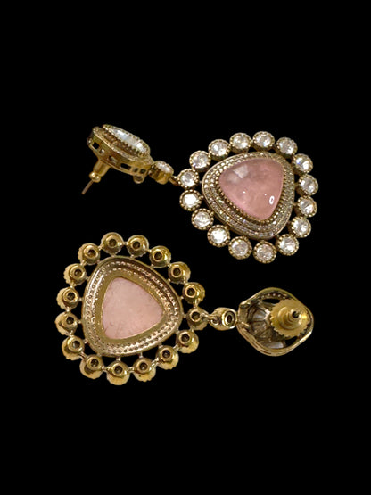 Kimaya Doublet Stone Drop Earrings