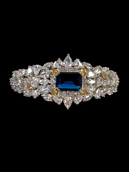 Royal Blue CZ and Doublet Cocktail Bracelet