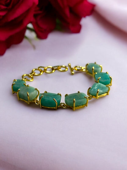 Blue Amazonite Stone Saisha Bracelet