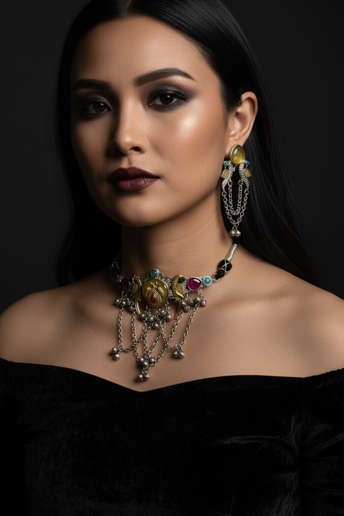 Dual Tone Aishwarya Choker Set