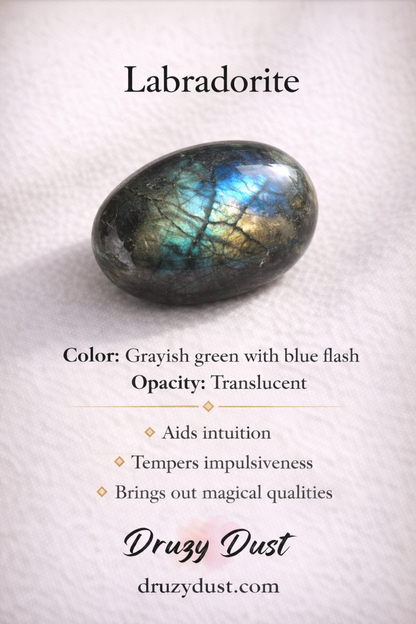 3PCS Labradorite Surya Pendant Set
