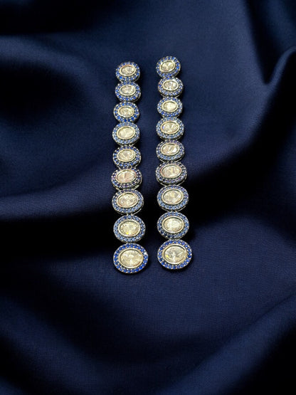 Moissanite Extra Long Viral Earrings