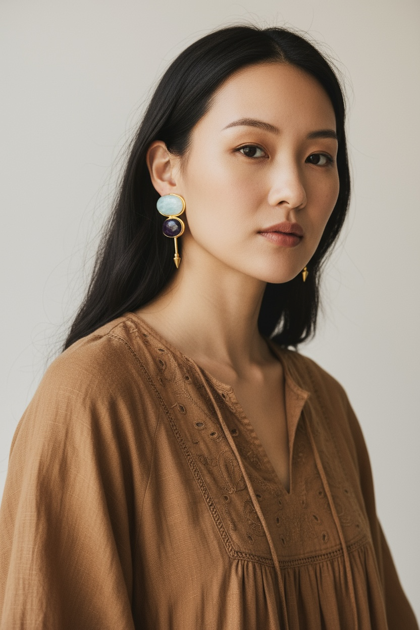 Amrapali Stone Earrings