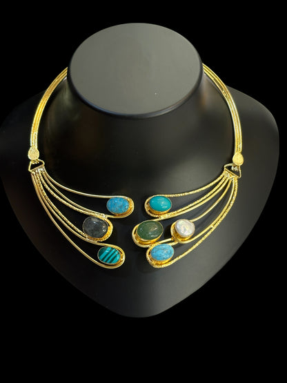 Blue Gem Candy Statement Foldable Hasli