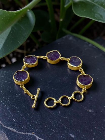 Purple Amethyst Muse Bracelet