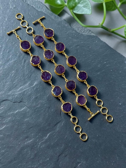Purple Amethyst Muse Bracelet