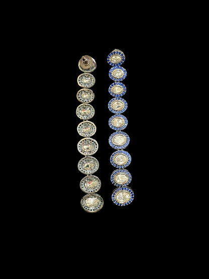 Moissanite Extra Long Viral Earrings