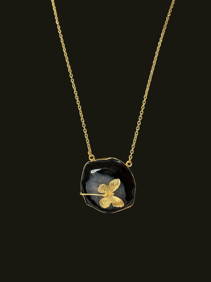 Onyx Muse Chain Necklace