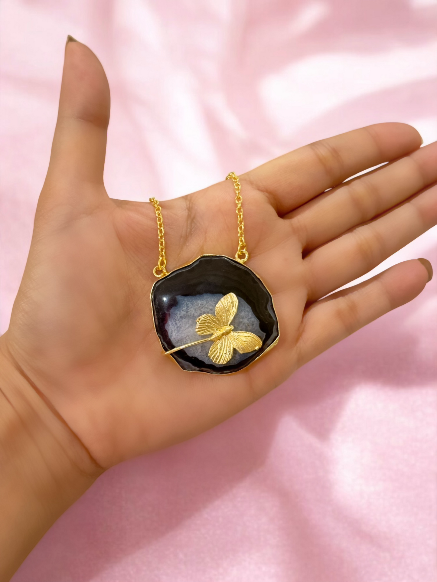 Onyx Muse Chain Necklace