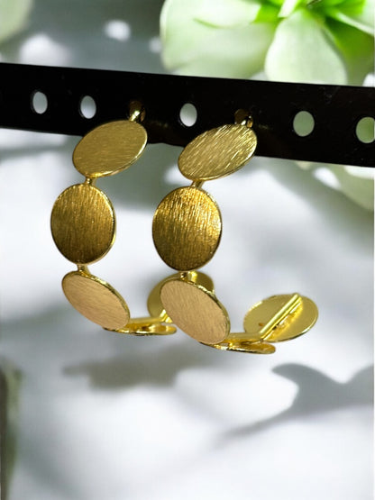 Aurem Pure Brass Hoops