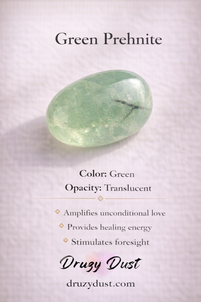 5 PCS Prehnite Pendent Set with Ring and Bracelet