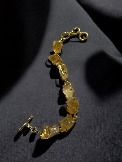 Yellow Citrine Stone Saisha Bracelet