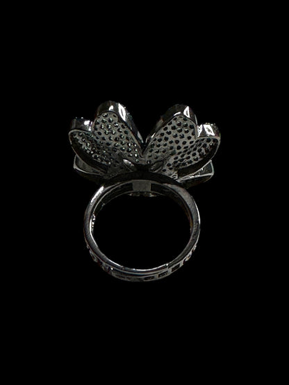 Green Nano AD Clover Alia Adjustable Ring