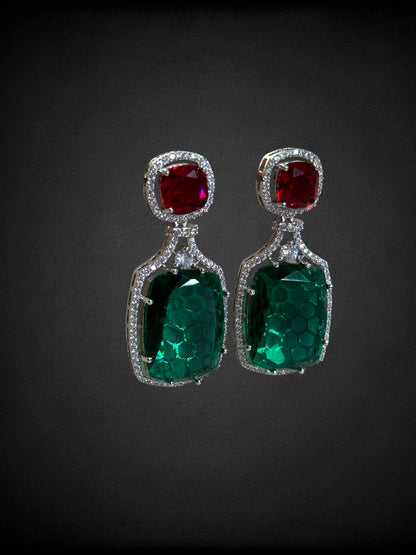 Statement Party Flair Crystal Danglers