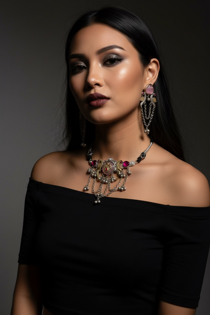 Dual Tone Aishwarya Choker Set