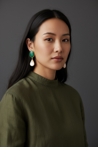 Miraya Stone Earrings