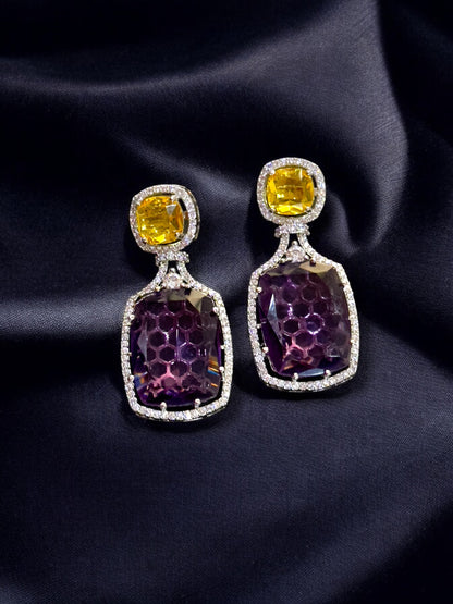 Statement Party Flair Crystal Danglers