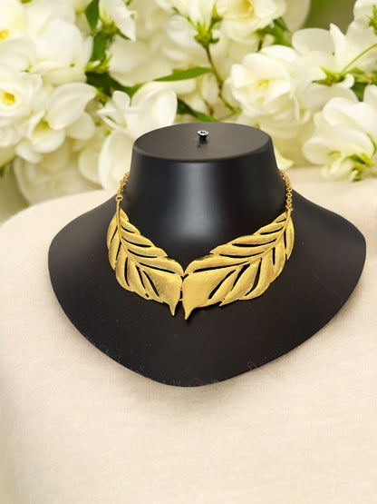 Sonapatra Gold Plated Brass Necklace