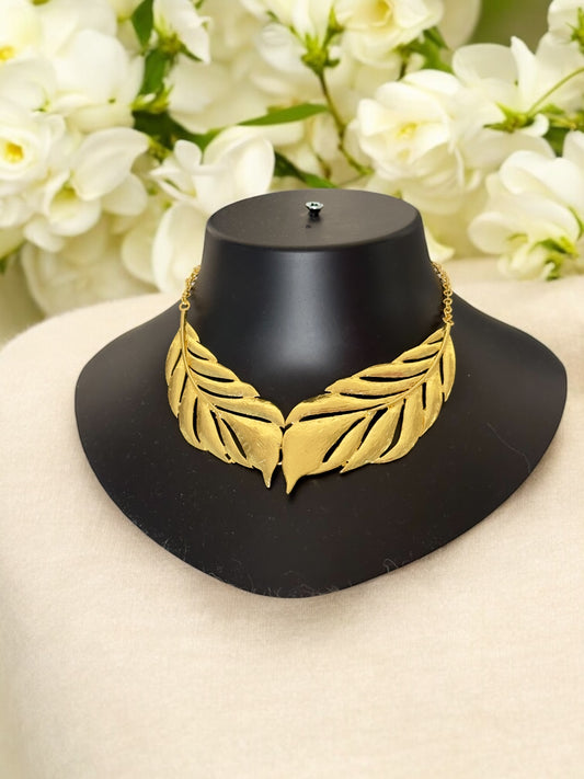 Sonapatra Gold Plated Brass Necklace