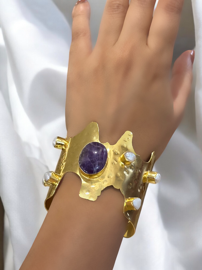 Ocean Raga Brass Cuff