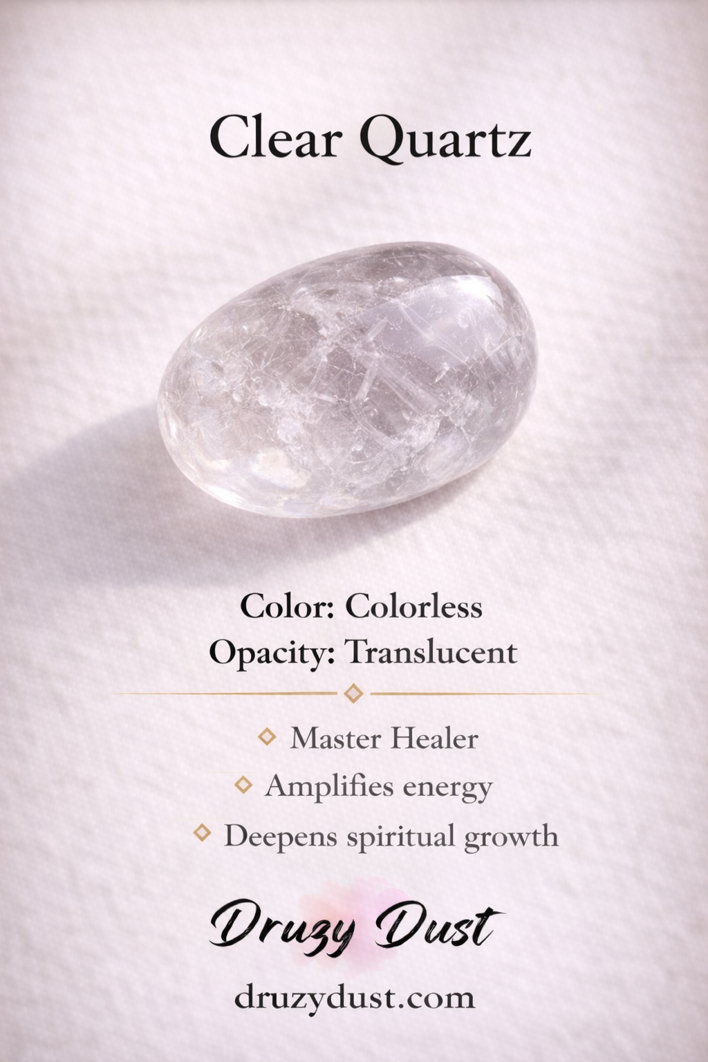 Clear Quartz Stone Saisha Bracelet