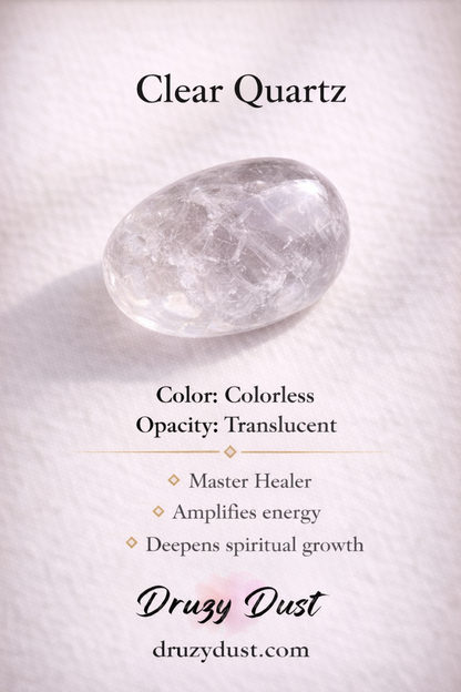 Clear Quartz Stone Saisha Bracelet