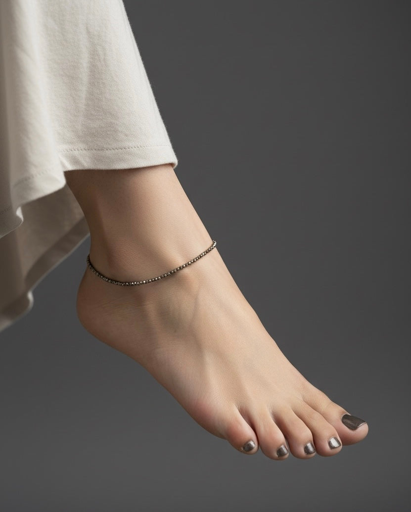 Abundance Pyrite Anklet